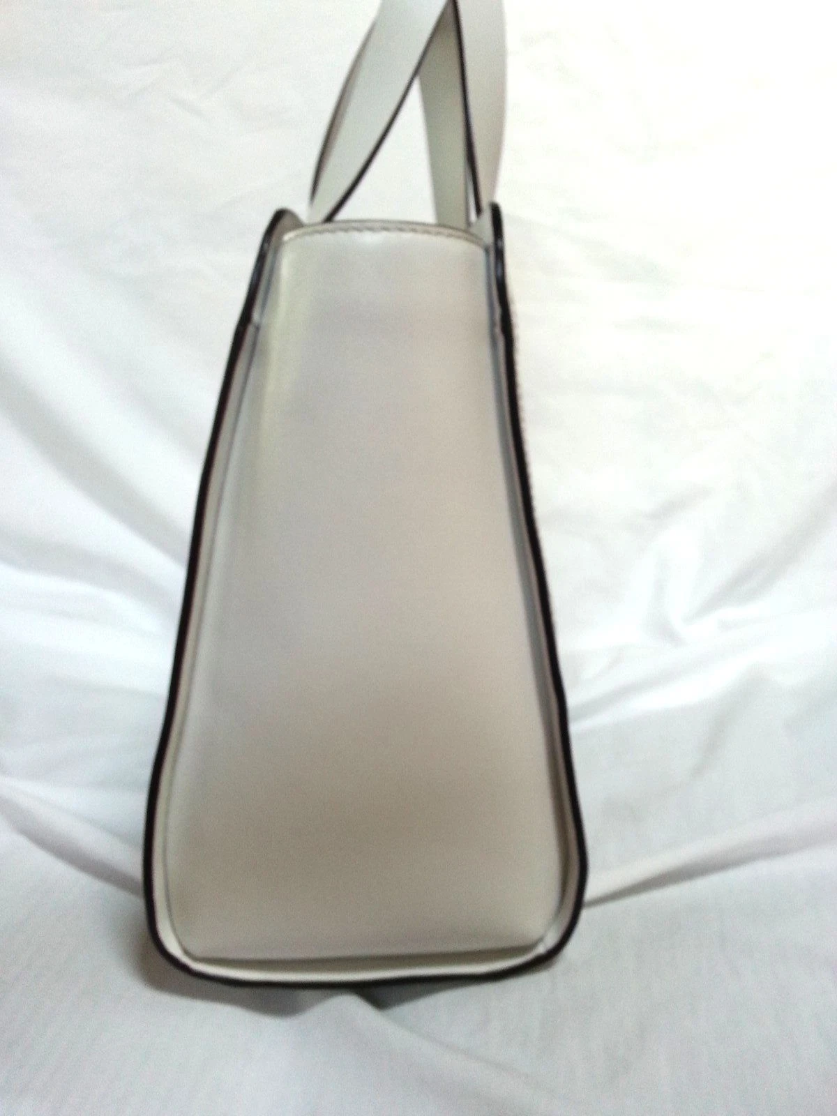 Borsa tote Kate Spade New York Patio Place Kimmie in pelle bianca fresca nuova con etichette prezzo consigliato: $ 428