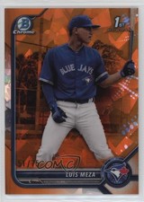 2022 Bowman Chrome Sapphire Edition Prospects Orange 51/75 Luis Meza 11vc