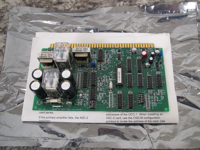 New Siemens ASC-2 / 500-892084 Fire Alarm Audio Supervision Card Free Shipping