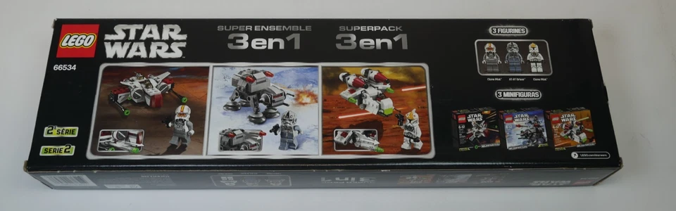 2015 Lego Star Wars 66534 Superpack 3 in 1 Series 2 Microfighters Sealed/New - Image 2 of 4