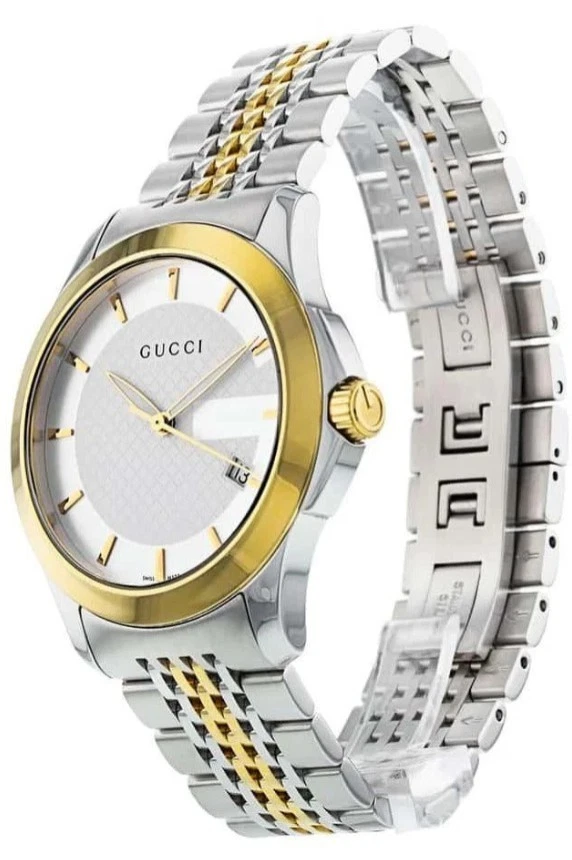 Reloj Gucci G-Timeless 38mm Caja Plateado, Cuarzo Hombre Dorado (YA126409) Foto 2 de 4