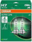OSRAM H7 ULTRA LIFE 12V 55W Duo Box (2er Set) PX26d 64210ULT-2HB bis 4x lifetime