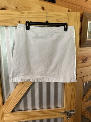 Jenna Rose Women s White Skorts. Size PL. Spand, Nylon , Ryon  17  Wst 16  Lgth