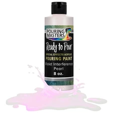 Violet Interference Pearl Special Effects Pouring Paint - 8 Ounce Bottle