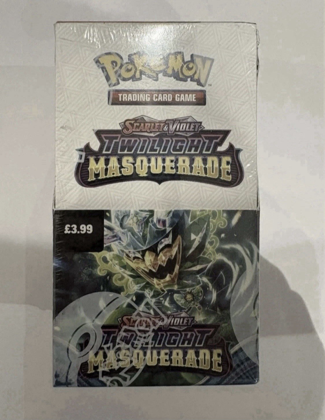 Pokemon TCG Twilight Masquerade Half Booster Box Sealed (18 Packs)