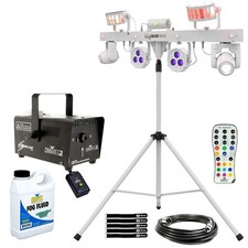 Chauvet DJ GigBar Move White LED Moving Head Derby Par Laser Light System w F...