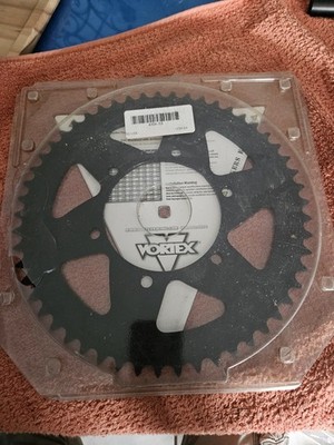 Vortex F5 Aluminum Rear Sprocket 53T 520 Black #435K-53