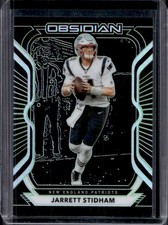 2020 Panini Obsidian Jarrett Stidham Electric Etch Green #/50 Patriots