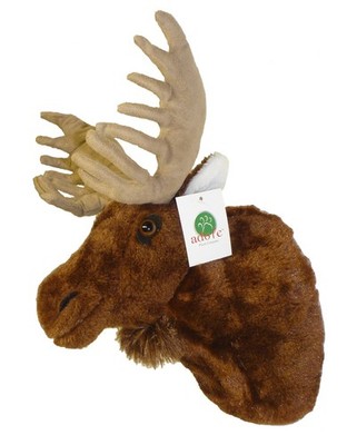 Adore 13'' Yukon The Moose Plush Stuffed Animal Walltoy Wall 13 Inch, Brown