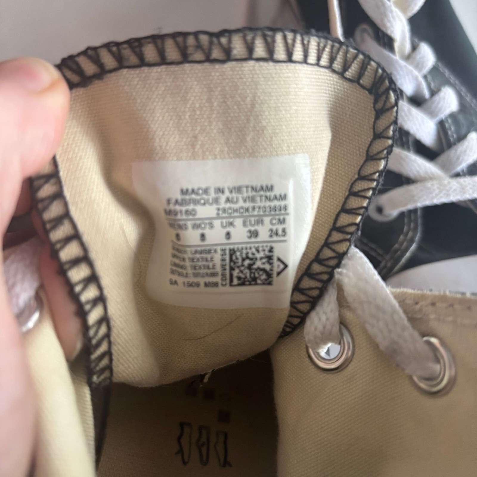 Converse Chuck Taylor All Star Men’s High Top Sneaker Black Size 6/women’s 8 thumbnail 7