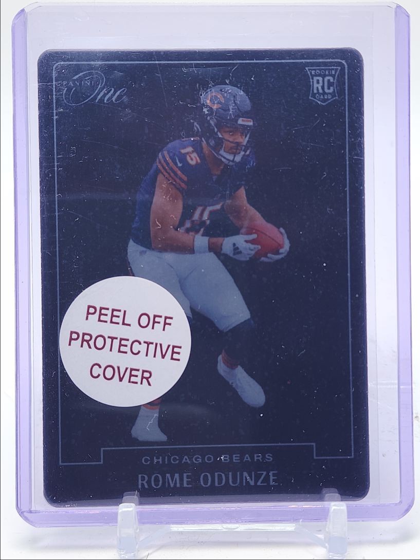 ROME ODUNZE 2024 PANINI ONE ROOKIE FOOTBALL BLANK SLATE BEARS RC Q3260