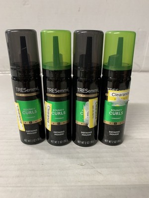 (x4)-Pack TRESemme Bouncy Curls - Coconut Defining Mousse Travel Size 2oz Each
