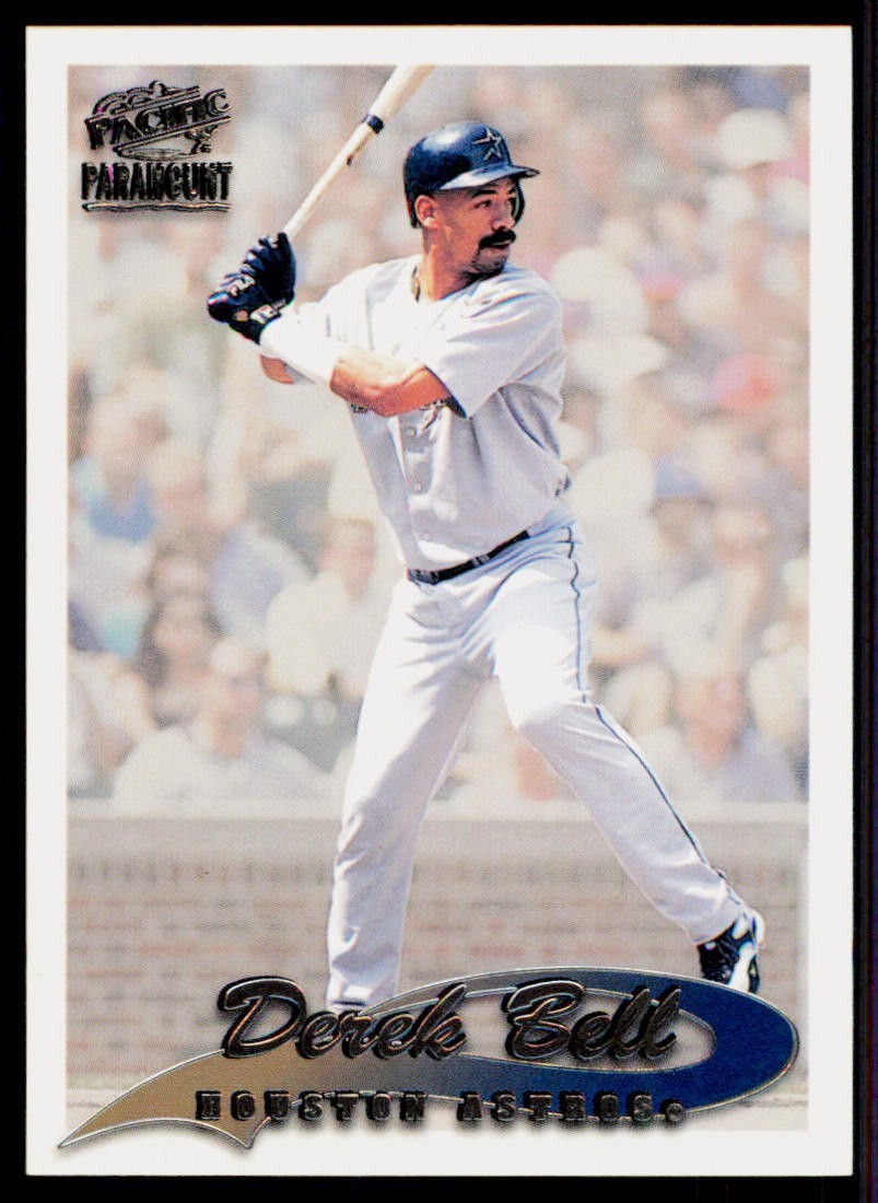 1999 Pacific Paramount 102 Derek Bell Houston Astros Baseball Card