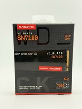 WD 4TB WD BLACK SN7100 NVMe PCIe 4.0 M.2 Gen4 SSD 7000MB/s WDS400T4X0E