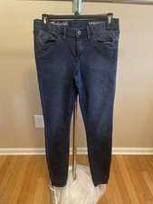Madewell Women  s Skinny Leggings Size 27 9" Mid Rise Dark Blue Wash NWOT