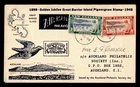 DR WHO 1948 NEW ZEALAND FDC GREAT BARRIER ISLAND PIGEONGRAM ANIV COMBO M81942