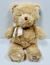 Baby Gund My 1st Teddy Bear Stuffed Animal Plush Tan 10" w/Bow Adorable