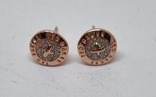 Ted Baker Eisley Rose Gold Plated Button Design Stud Earrings