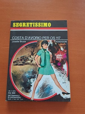Costa d´avorio per os 117. Segretissimo n. 348,  1970. Good
