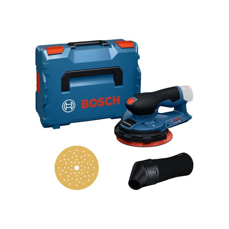 Ponceuse excentrique Bosch GEX 12V-150-3 idéale pour rénover les meubles de jardin