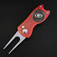 Georgia Bulldogs Switchblade Divot Repair Tool 2-Sided Golf Ball Marker