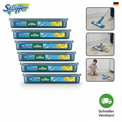 Swiffer WET Feuchte Nachfülltücher Für Swiffer Bodenstab - Verschiedene Sorten -