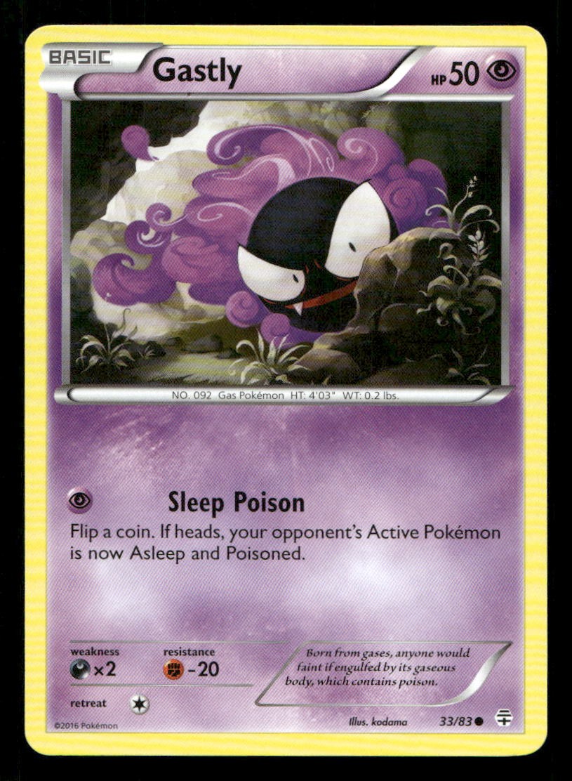 Gastly 33/83 Generations NM/M Pokemon