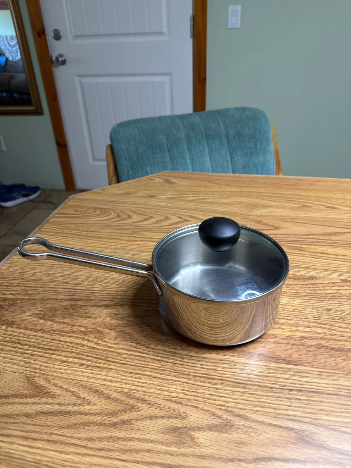 1801 Revere Ware PRO LINE Stainless 1.5QT Sauce Pot/Pan with Lid