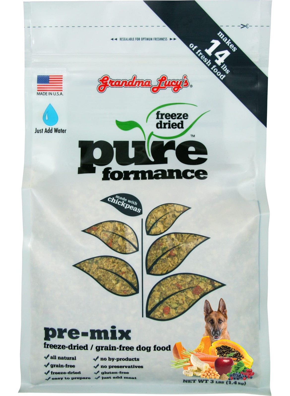 Grain Free Freeze-dried Raw 3lb Bag Healthy