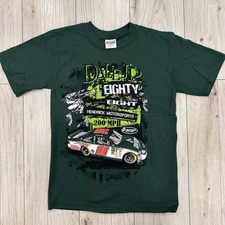 Dale Earnhardt Jr. NASCAR Chase Authentics Graphic T-Shirt Green Size Small #88