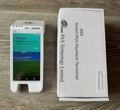 PAX A60 Smart Payment Terminal - Open Box, Factory Reset, No Charger, for parts