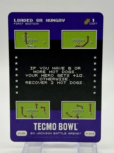 2026 Bo Jackson Battle Arena Tecmo #PL29 Loaded Or Hungry Play