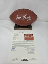 TOM LANDRY signed Wilson football Game Ball DUKE JSA COA COWBOYS