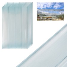 3/5/10pcs Wellplatte Wärmeisolierung Lichtplatten Klar Wellplatten Sinus 2 mm