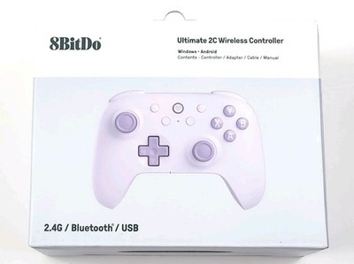 8BitDo Ultimate 2C 81HD Wireless Controller Purple  2.4G Bluetooth USB - SEALED!