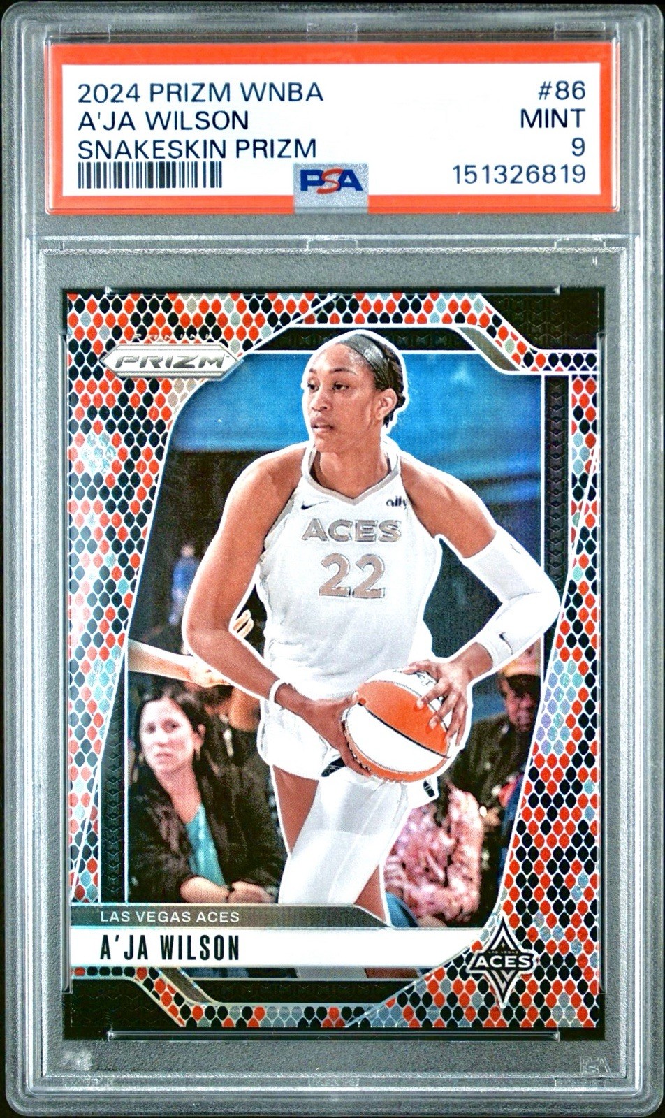 2024 Panini Prizm WNBA A’ja Wilson #86 Snakeskin Prizm