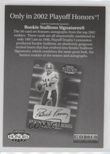 2002 Playoff Honors Player of the Week Ad Card Patrick Ramsey Rookie RC 0q3. rookie card picture