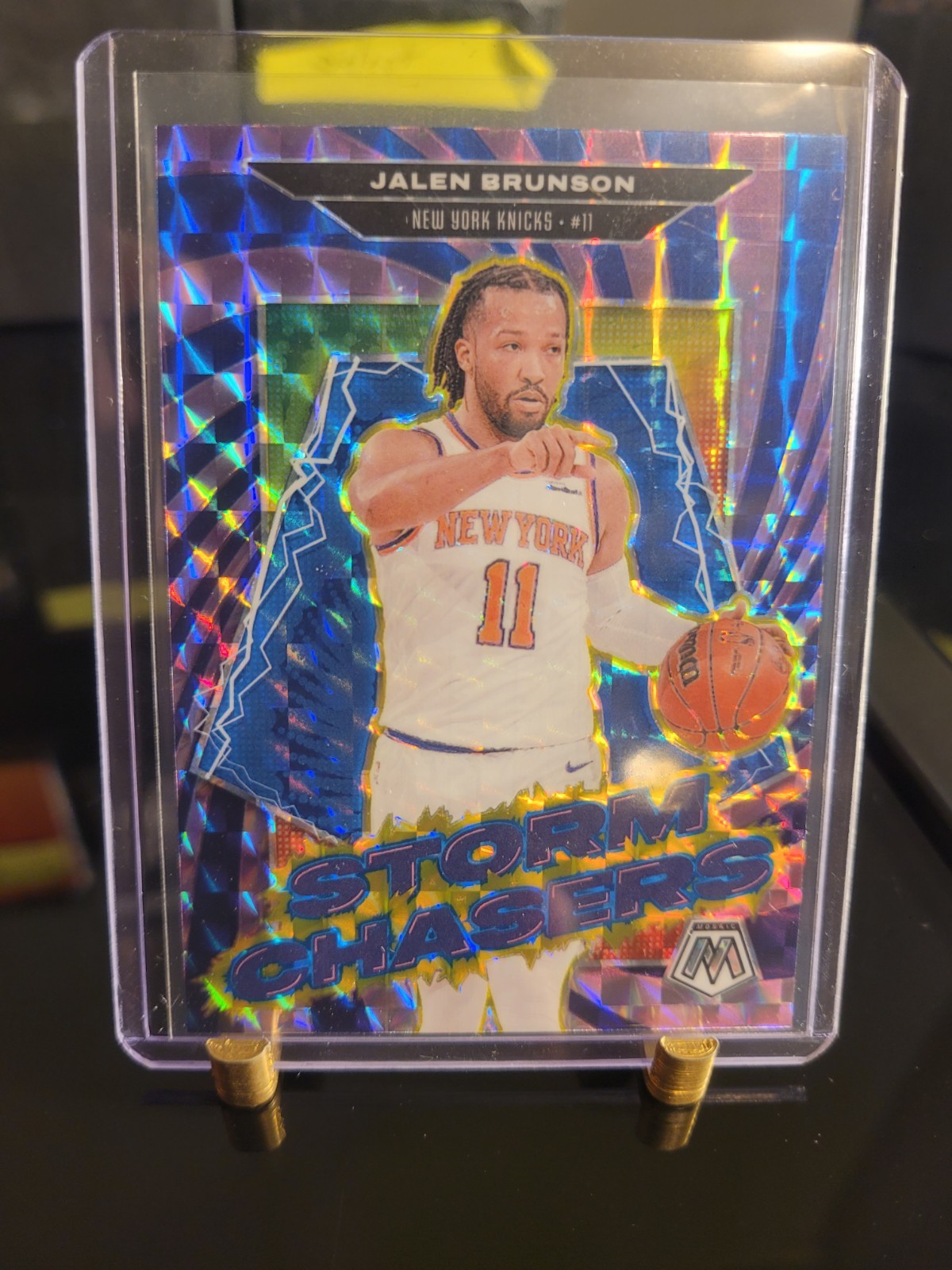 2024-25 Panini Mosaic Jalen Brunson Storm Chasers SP Knicks No. 19