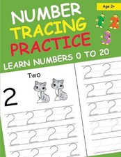 Number Tracing Practice Learn Numbers 0 to 20 by Clsssy Press Paperback Book
