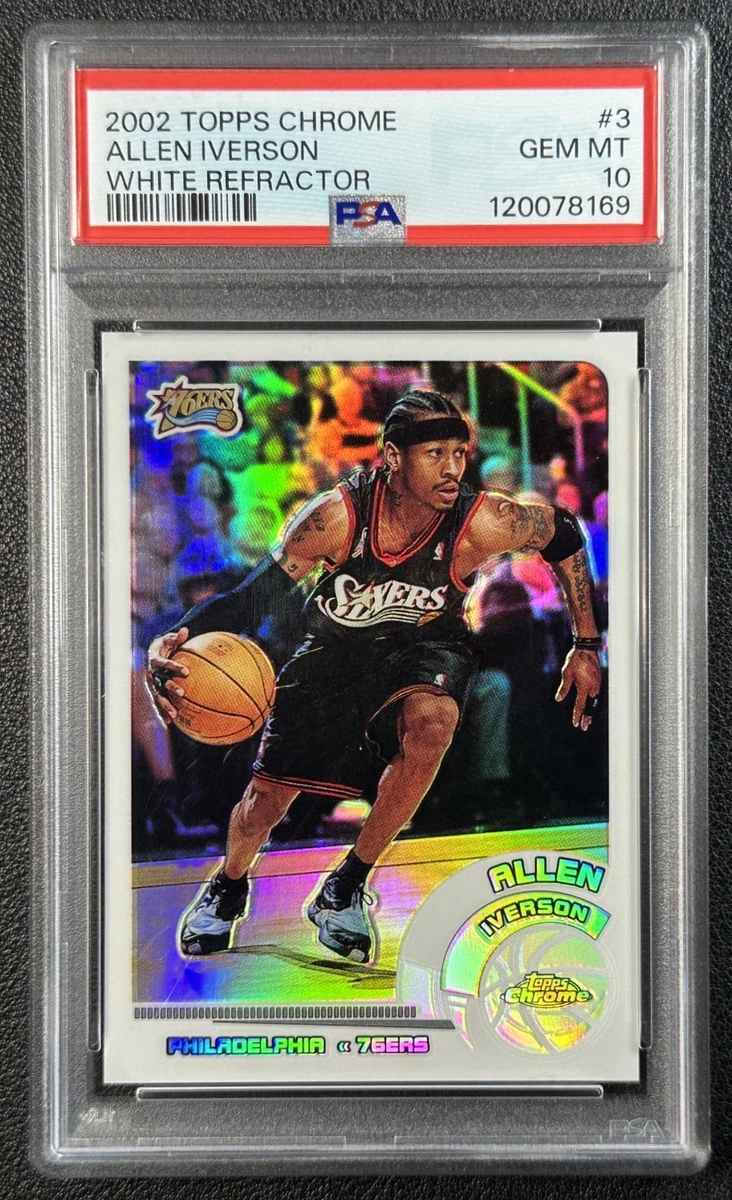 Allen Iverson 10 Graded Basketball Sports Trading Cards