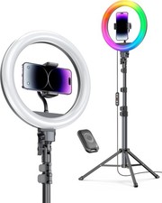 12" LED Color Selfie Ring Light With Tripod