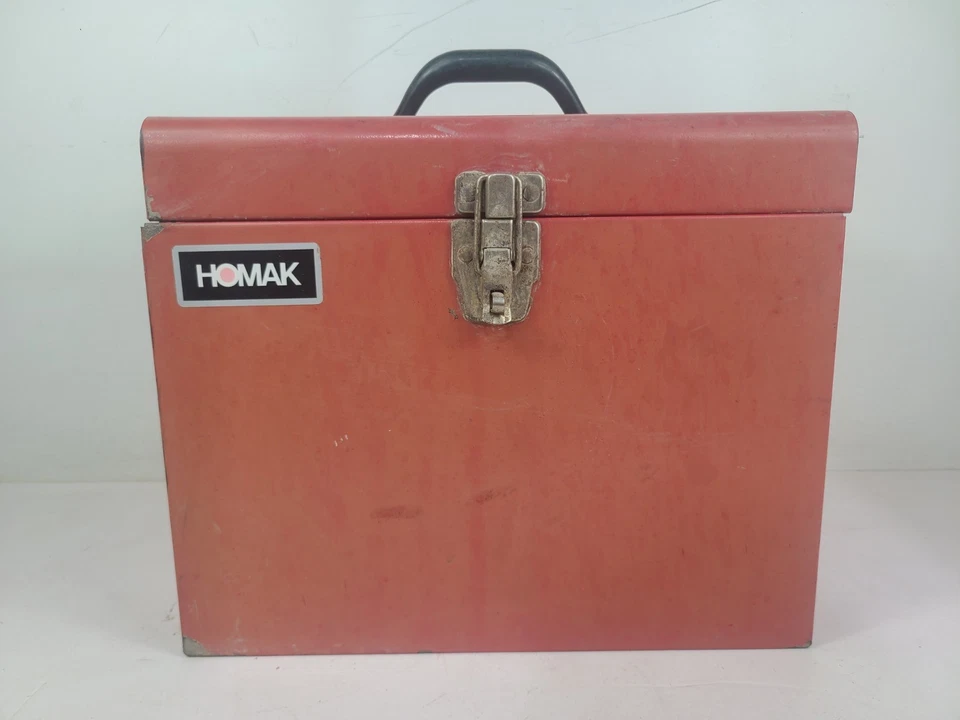 Homak Red Metal Tool Box (14.5"x10.5"x12") - Image 2 of 4