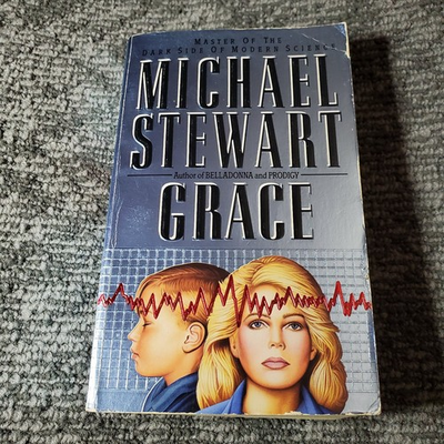 #ad Grace Michael Stewart 1992 Thriller Horror Paperback Book $15.00