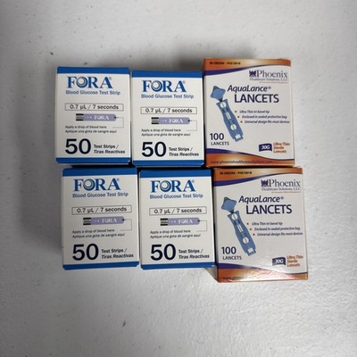 #ad #ad 200 FORA V10 D10 D20 Premium V12 Glucose Strips EXP. 12 27 amp; 200 Lancets $32.99
