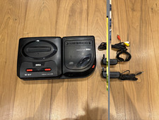 SEGA Mega Drive II + Mega-CD II Console Bundle - PSU & AV Cable PAL