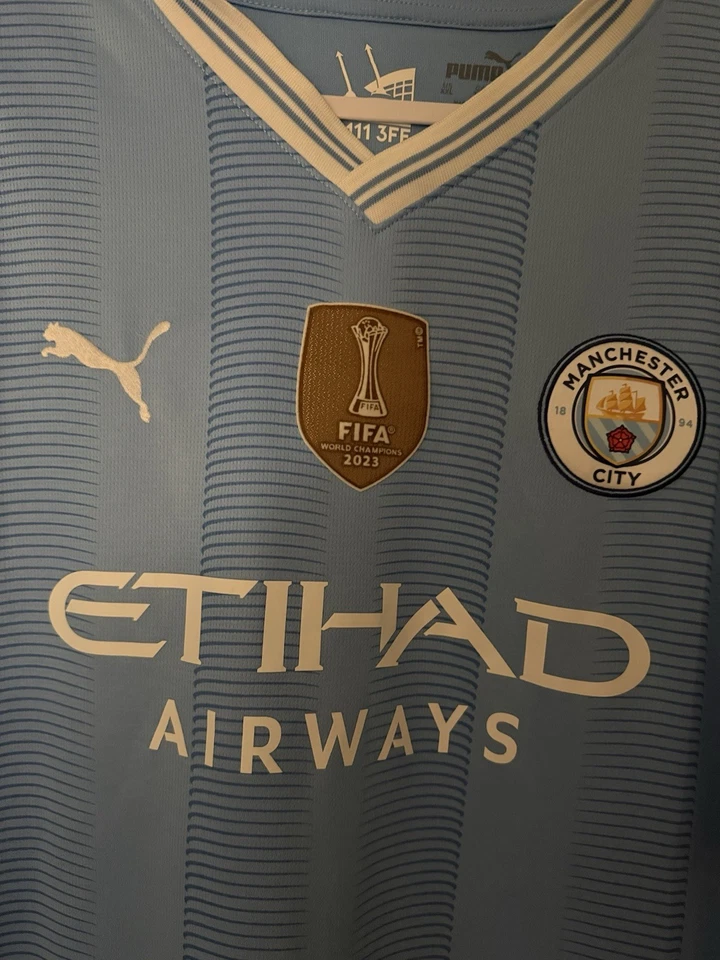 Manchester City Phil Foden 2023/2024 Home Jersey Adult XXL - Image 4 of 4
