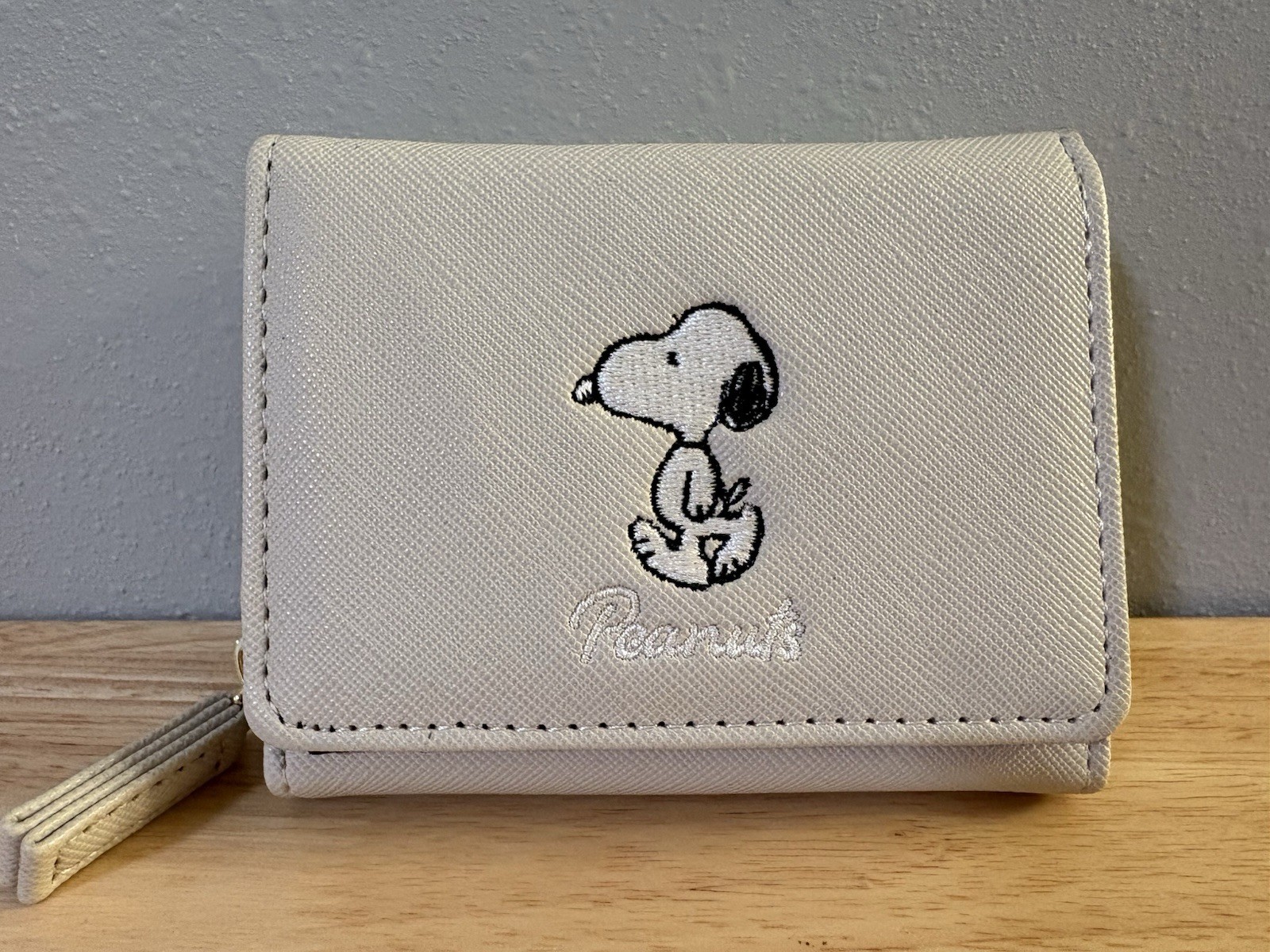 Cartera bordada con portamonedas Peanuts Snoopy