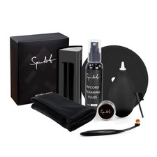 8-in-1 Vinyl Record Cleaning Kit with Velvet Brush, Cleaner, Stylus Kit, Pouch
