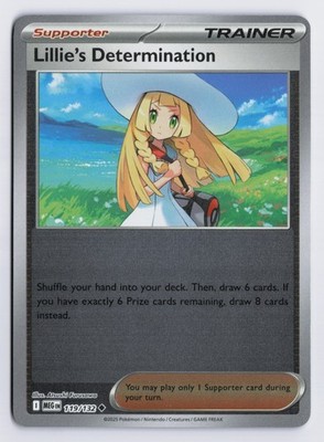 Lillie's Determination - MEG #119/132 ME01: Mega Evolution Reverse Holofoil NM