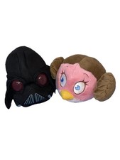 Angry Birds lot of 2 , Darth Vader  Princess Leia l, a450 Lot 2